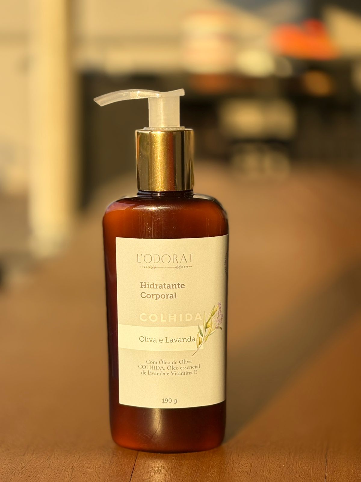 Hidratante Corporal | Azeite COLHIDA e óleo essencial de lavanda